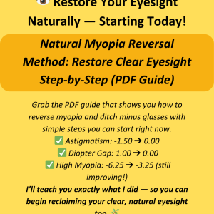 Natural Myopia Reversal Method: Restore Clear Eyesight Step-by-Step (PDF Guide)